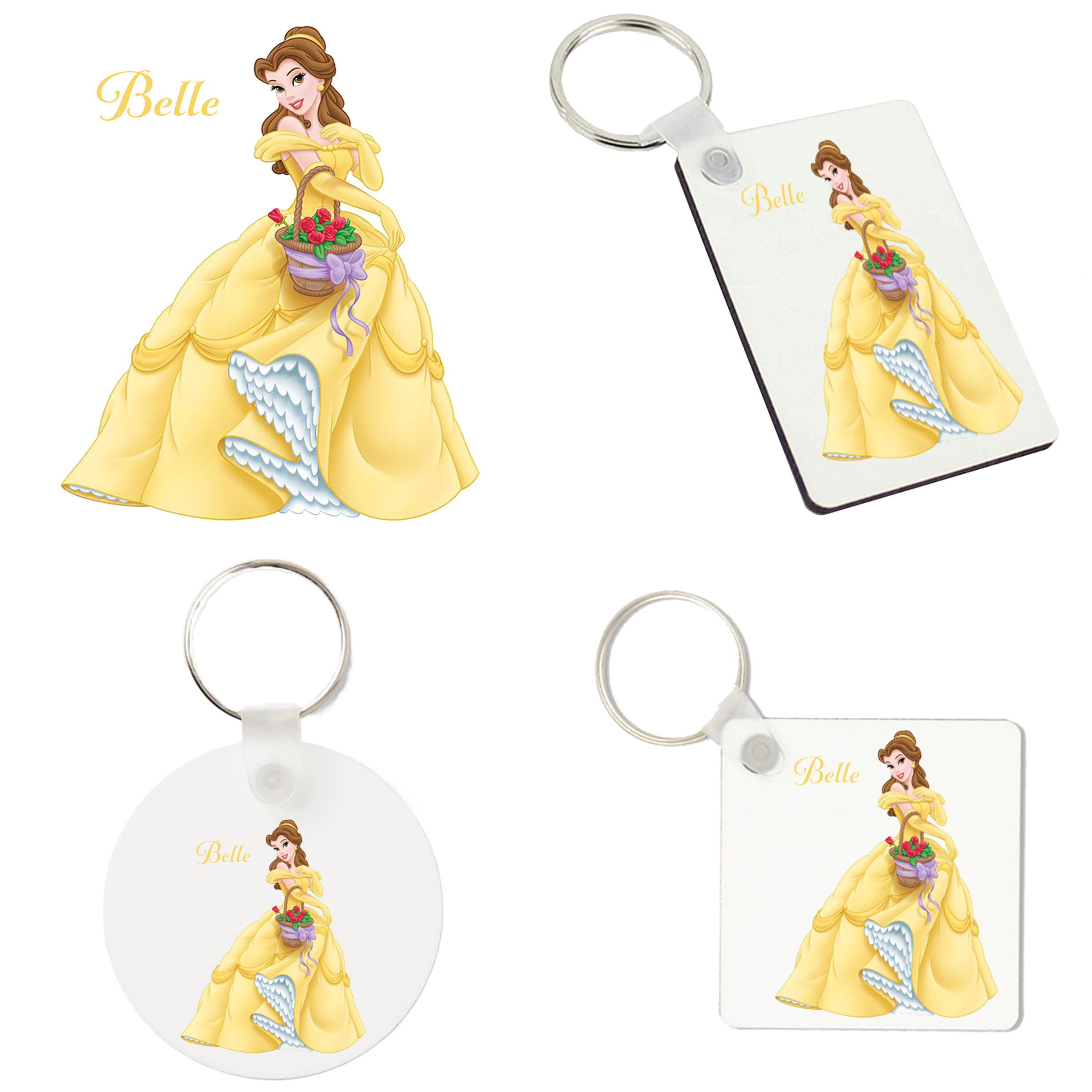(image for) Sleutelhanger - Belle en het Beest - Belle 1