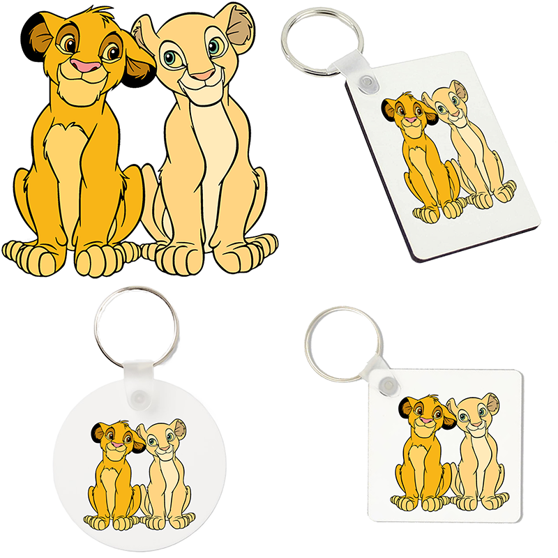 (image for) Sleutelhanger - De Leeuwenkoning - Simba en Nala 2