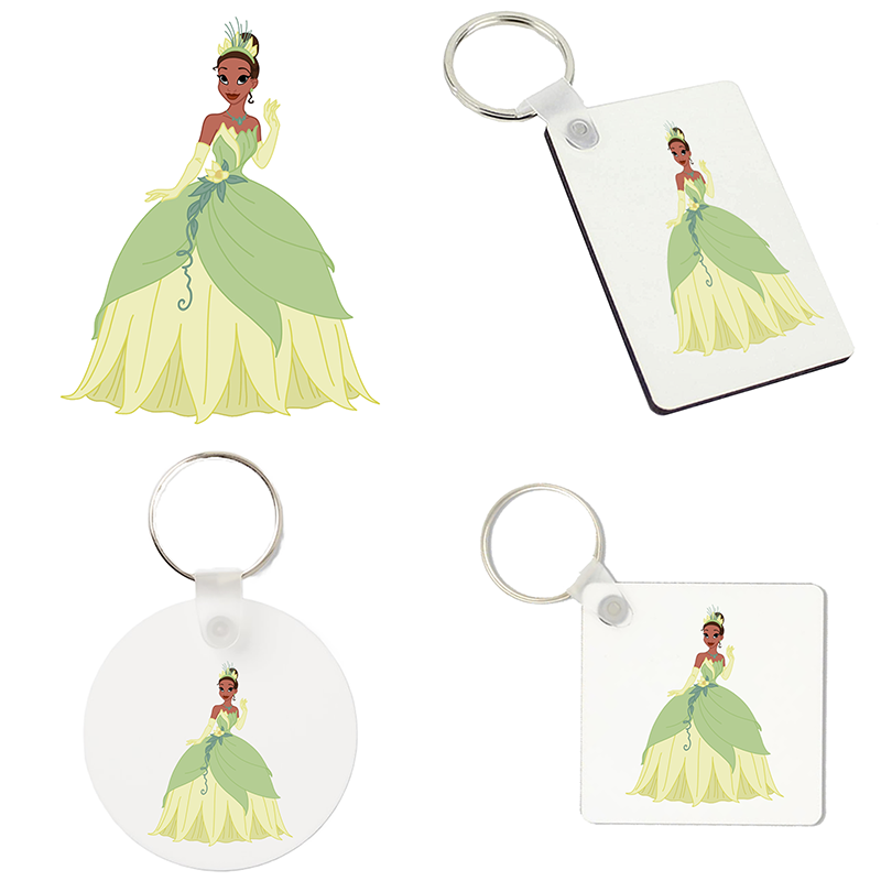 (image for) Sleutelhanger - De Prinses en de Kikker - Tiana 1