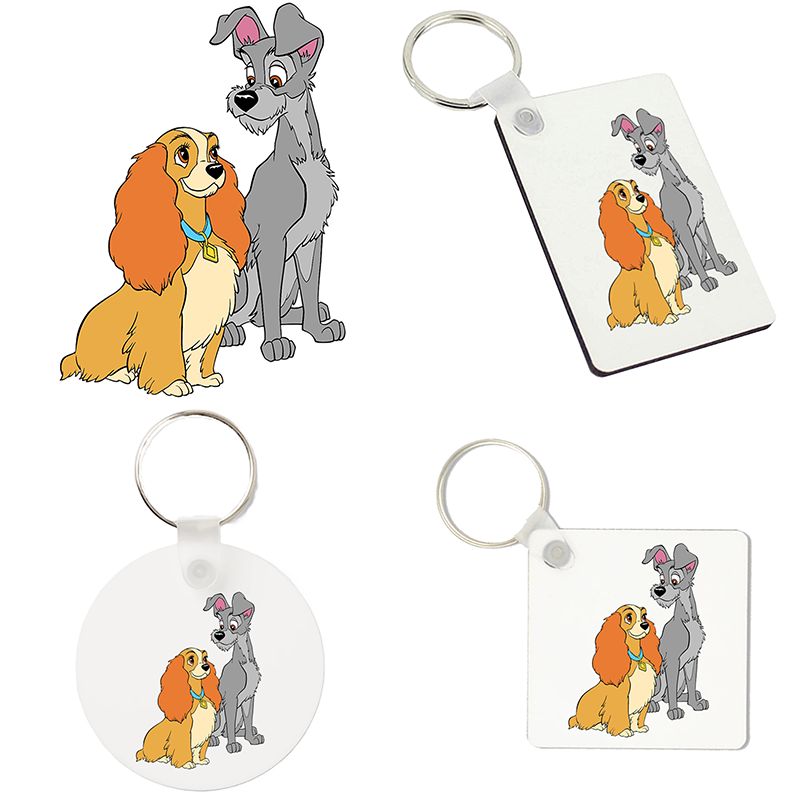 (image for) Sleutelhanger - Lady en de Vagebond - Lady en de Vagebond 1