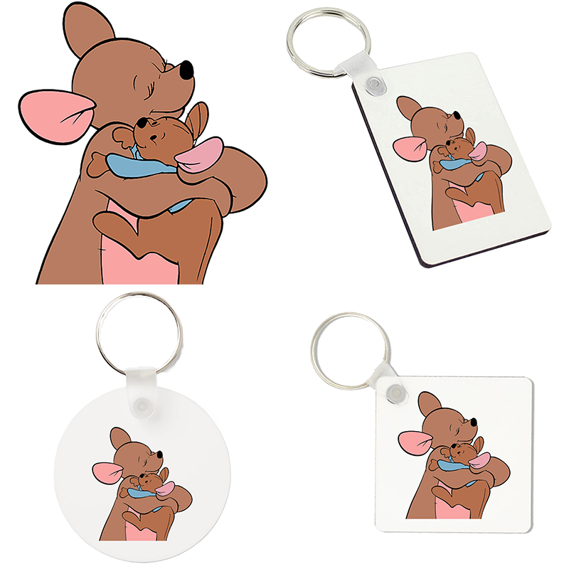 (image for) Sleutelhanger - Winnie de Poeh - Kanga en Roe 1