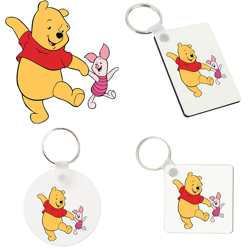 (image for) Sleutelhanger - Winnie de Poeh - Winnie de Poeh en Knorretje 1