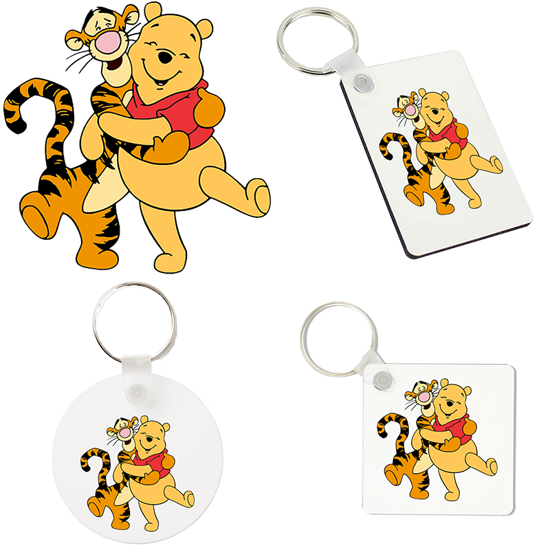 (image for) Sleutelhanger - Winnie de Poeh - Winnie de Poeh en Tijgertje 1