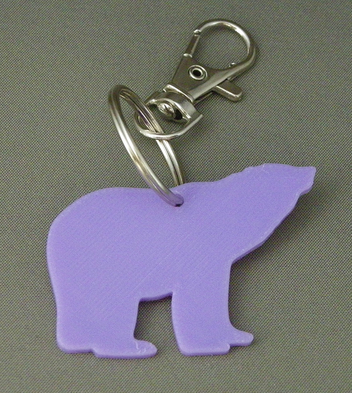(image for) 3D Prints - Beer Sleutelhanger 1 - Paars (Purple)