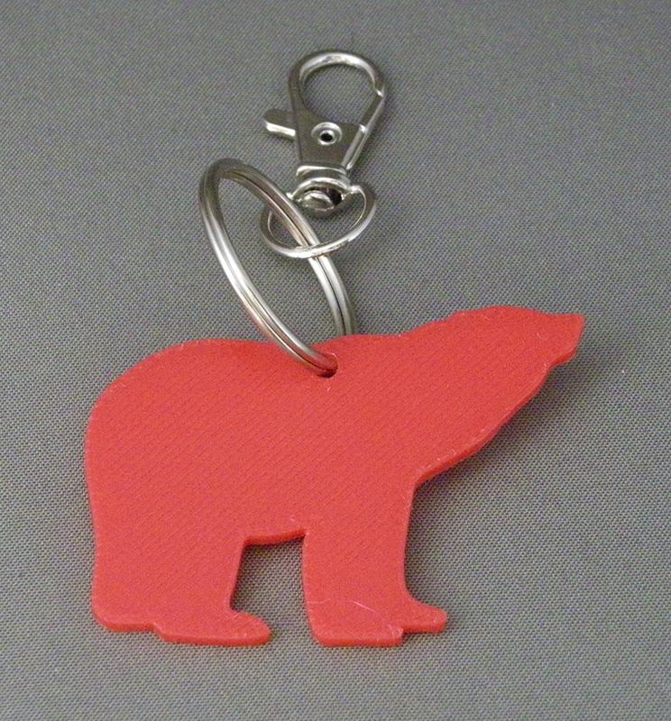 (image for) 3D Prints - Beer Sleutelhanger 1 - Rood (Red)