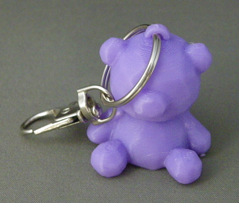 (image for) 3D Prints - Beer Sleutelhanger 2 - Paars (Purple)