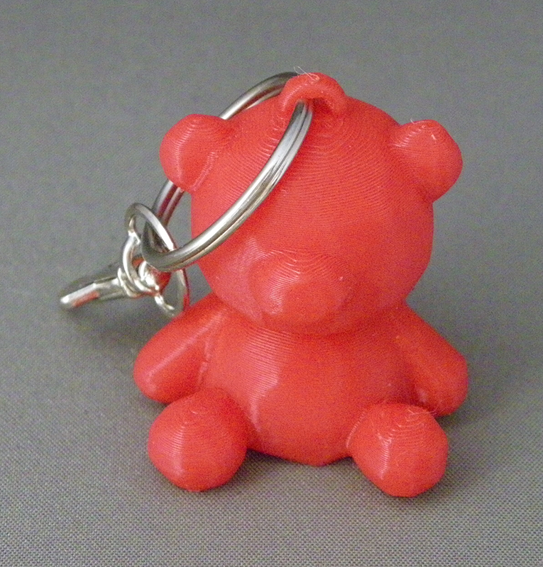 (image for) 3D Prints - Beer Sleutelhanger 2 - Rood (Red)