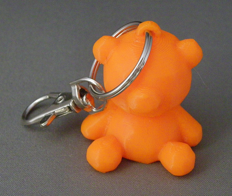 (image for) 3D Prints - Beer Sleutelhanger 2 - Zonnig Oranje (Sunny Orange)