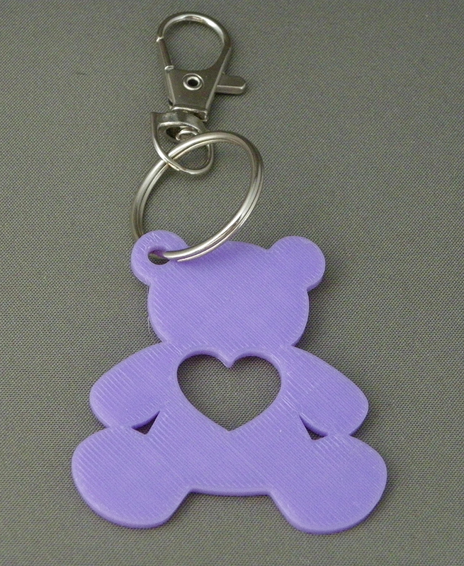 (image for) 3D Prints - Beer Sleutelhanger 3 - Paars (Purple)