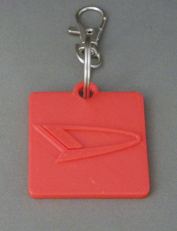 (image for) 3D Prints - Daihatsu Sleutelhanger 1 - Rood (Red)