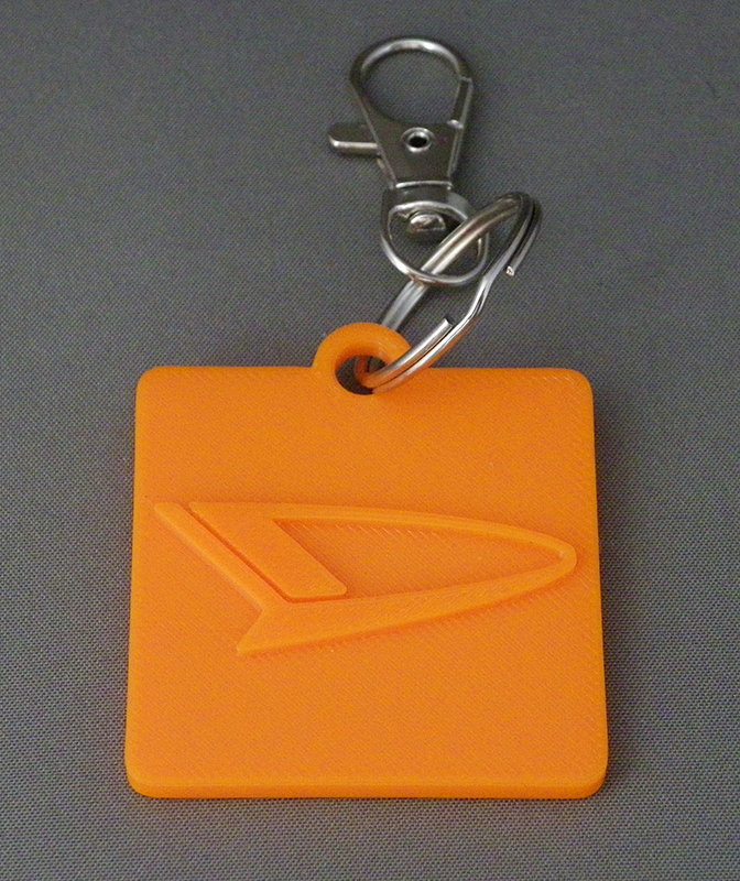 (image for) 3D Prints - Daihatsu Sleutelhanger 1 - Zonnig Oranje (Sunny Orange)