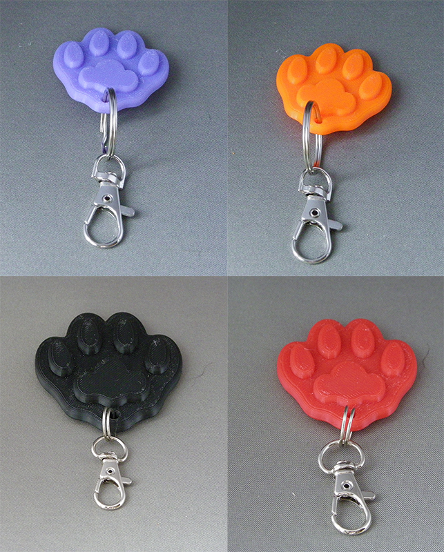 (image for) Dierenpoot Sleutelhangers 1