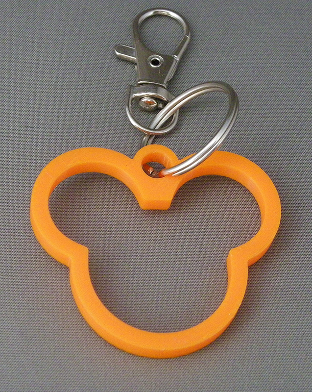 (image for) 3D Prints - Disney Sleutelhanger 1 - Zonnig Oranje (Sunny Orange)
