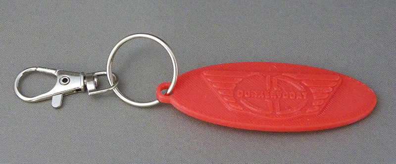 (image for) 3D Prints - Donkervoort Sleutelhanger 1 - Rood (Red)