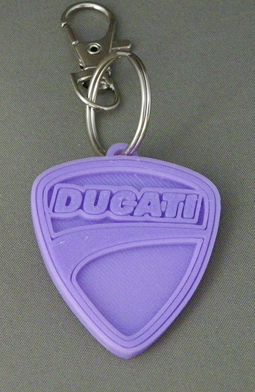 (image for) 3D Prints - Ducati Sleutelhanger 1 - Paars (Purple)