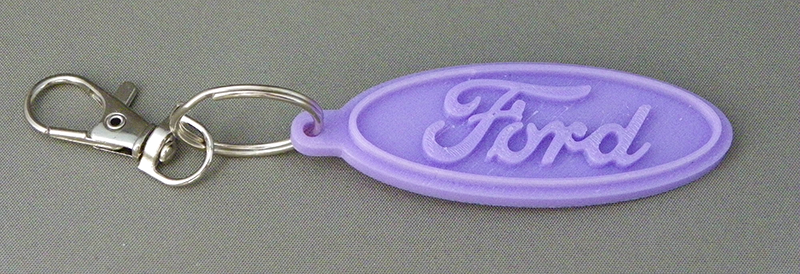 (image for) 3D Prints - Ford Sleutelhanger 1 - Paars (Purple)