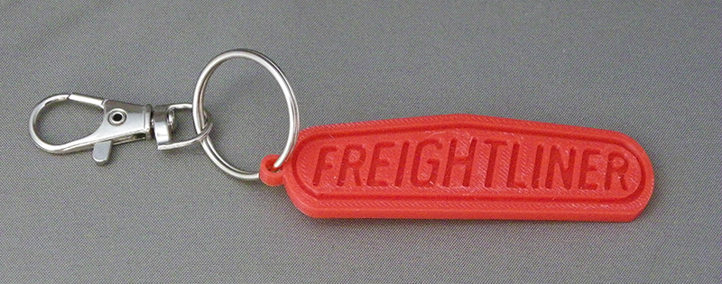 (image for) 3D Prints - Freightliner Sleutelhanger 1 - Rood (Red)
