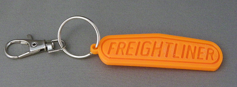 (image for) 3D Prints - Freightliner Sleutelhanger 1 - Zonnig Oranje (Sunny Orange)
