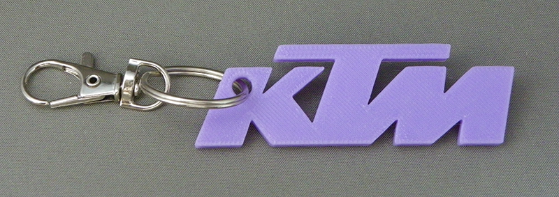 (image for) 3D Prints - Ktm Sleutelhanger 1 - Paars (Purple)