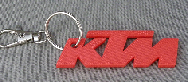 (image for) 3D Prints - Ktm Sleutelhanger 1 - Rood (Red)