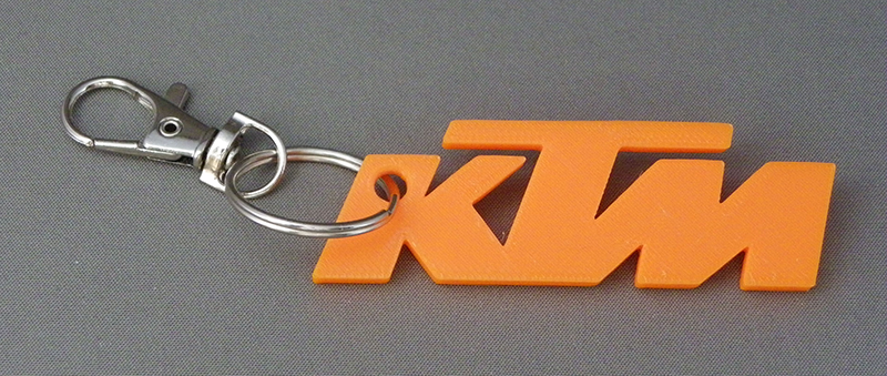 (image for) 3D Prints - Ktm Sleutelhanger 1 - Zonnig Oranje (Sunny Orange)