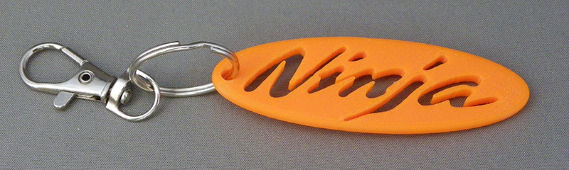 (image for) 3D Prints - Kawasaki Sleutelhanger 2 - Zonnig Oranje (Sunny Orange)