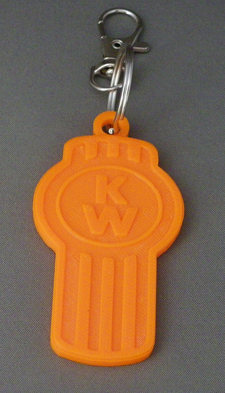 (image for) 3D Prints - Kenworth Sleutelhanger 1 - Zonnig Oranje (Sunny Orange)