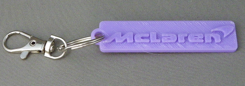 (image for) 3D Prints - Mclaren Sleutelhanger 1 - Paars (Purple)