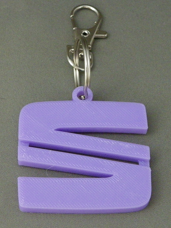 (image for) 3D Prints - Seat Sleutelhanger 1 - Paars (Purple)