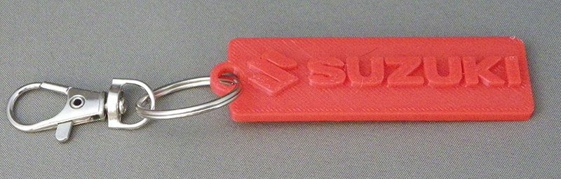 (image for) 3D Prints - Sazuki Sleutelhanger 1 - Rood (Red)