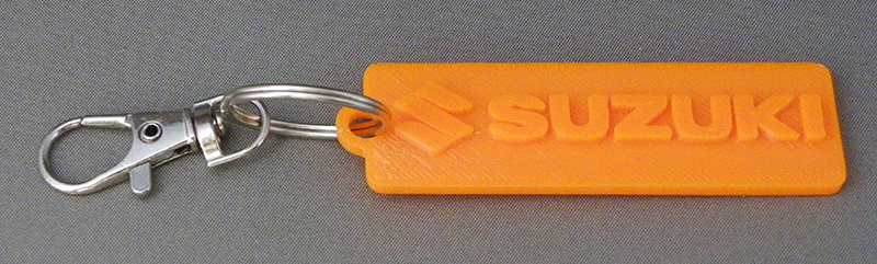 (image for) 3D Prints - Sazuki Sleutelhanger 1 - Zonnig Oranje (Sunny Orange)