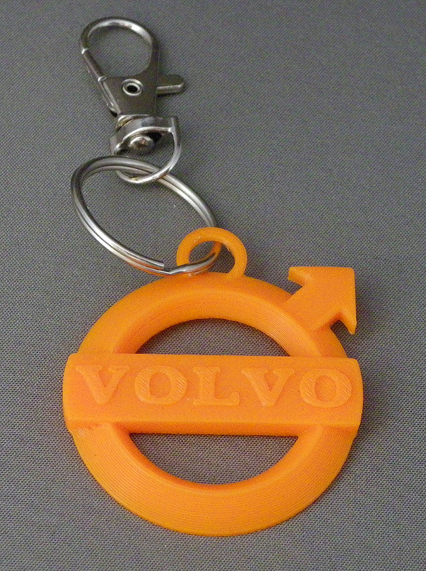(image for) 3D Prints - Volvo Sleutelhanger 1 - Zonnig Oranje (Sunny Orange)