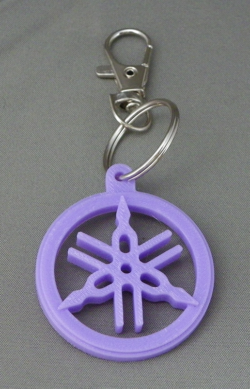 (image for) 3D Prints - Yamaha Sleutelhanger 2 - Paars (Purple)