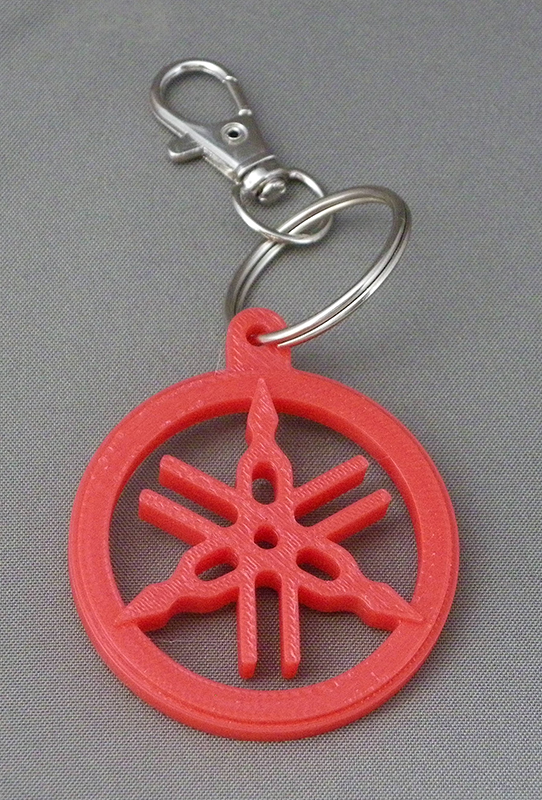 (image for) 3D Prints - Yamaha Sleutelhanger 2 - Rood (Red)