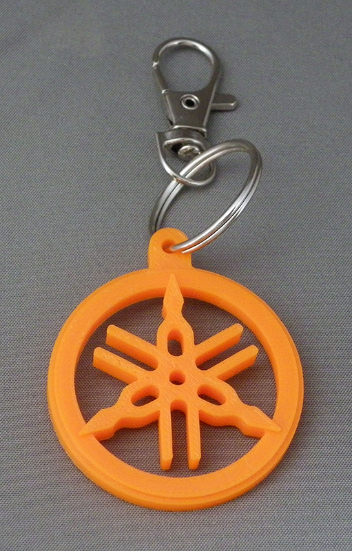 (image for) 3D Prints - Yamaha Sleutelhanger 2 - Zonnig Oranje (Sunny Orange)