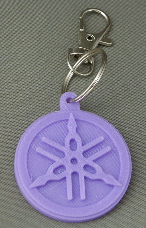 (image for) 3D Prints - Yamaha Sleutelhanger 3 - Paars (Purple)