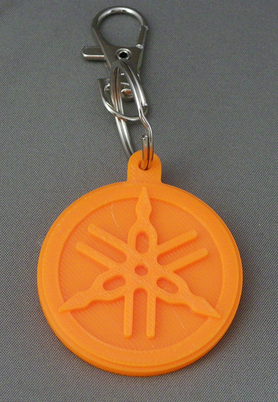 (image for) 3D Prints - Yamaha Sleutelhanger 3 - Zonnig Oranje (Sunny Orange)