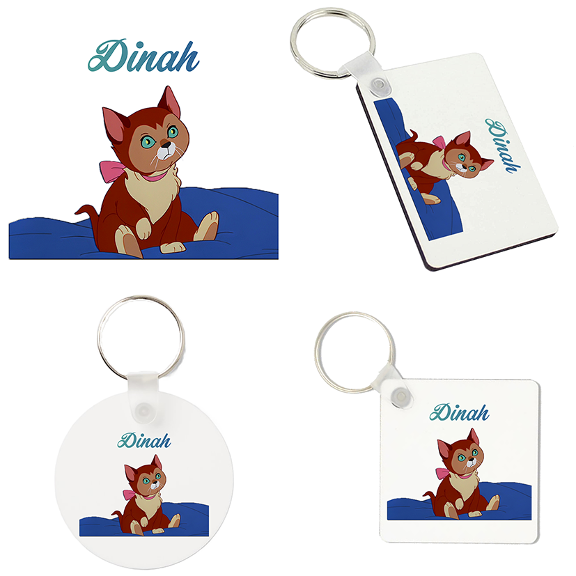 (image for) Sleutelhanger - Alice in Wonderland - Dinah 1