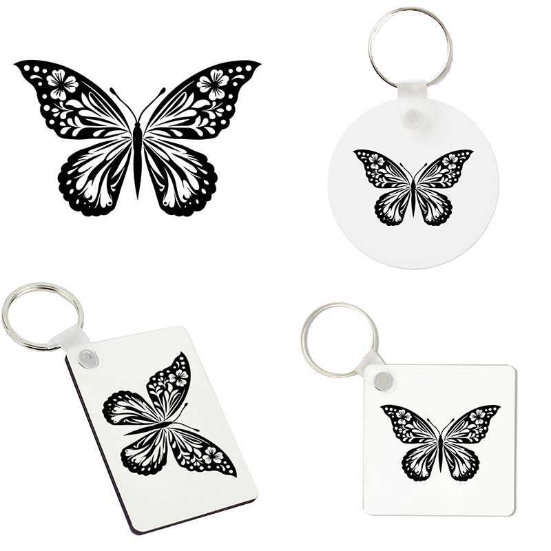 (image for) Sleutelhanger - Dieren - Vlinder 1