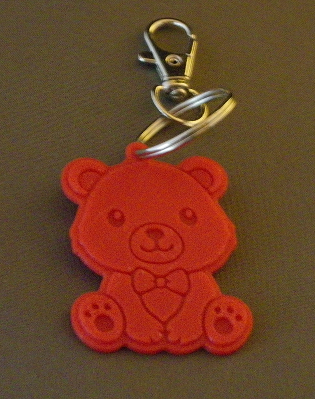 (image for) 3D Prints - Beer Sleutelhanger 6 - Rood (Red)