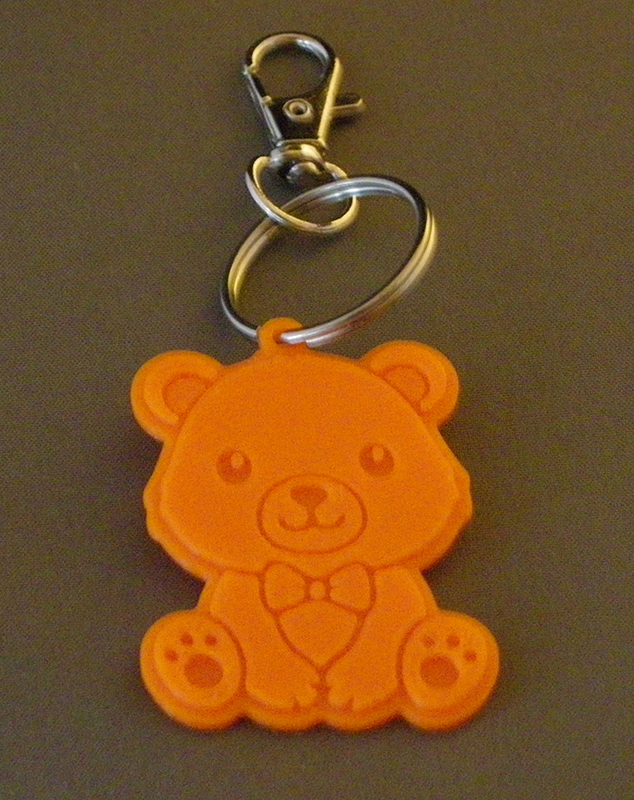 (image for) 3D Prints - Beer Sleutelhanger 6 - Zonnig Oranje (Sunny Orange)