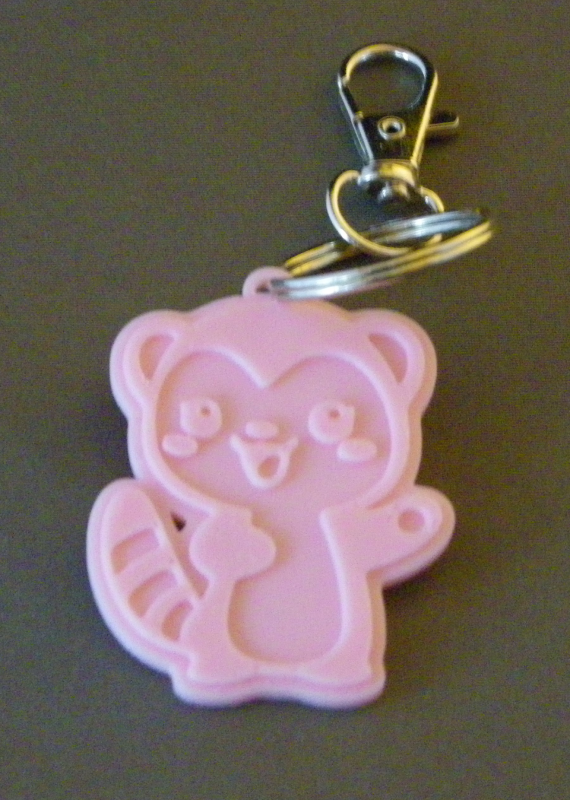(image for) 3D Prints - Fret Sleutelhanger 1 - Kersenroze (Sakura Pink)