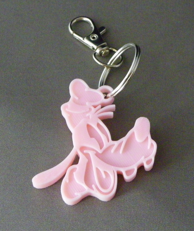 (image for) 3D Prints - Goofy Sleutelhanger 1 - Kersenroze (Sakura Pink)
