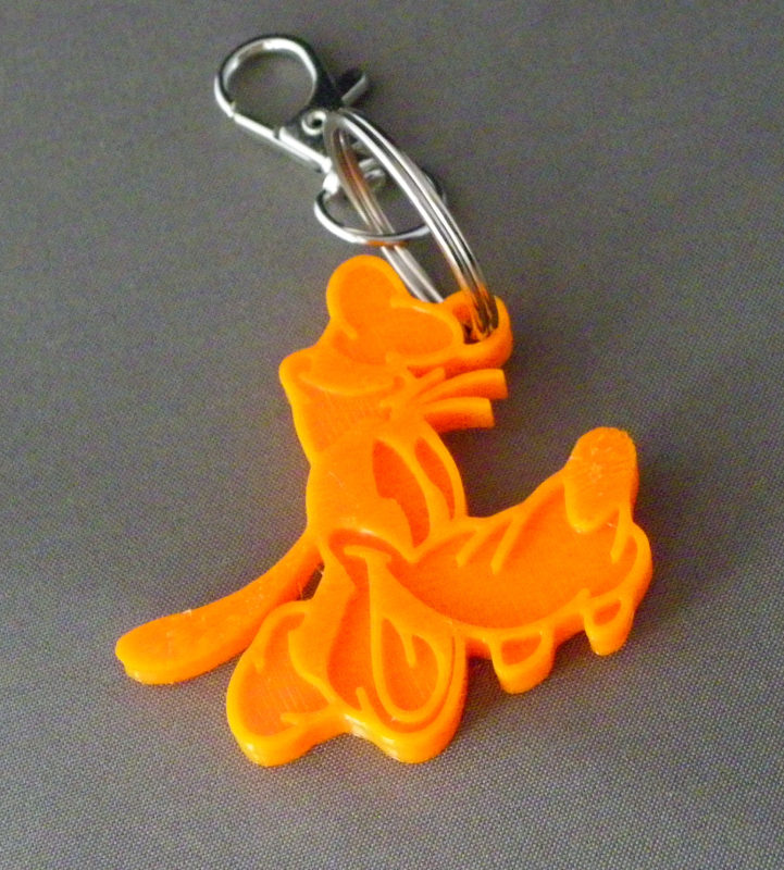 (image for) 3D Prints - Goofy Sleutelhanger 1 - Zonnig Oranje (Sunny Orange)