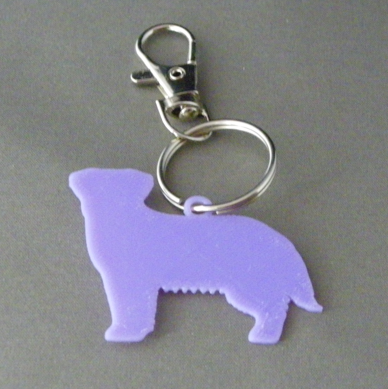 (image for) 3D Prints - Hond Sleutelhanger 23 - Paars (Purple)