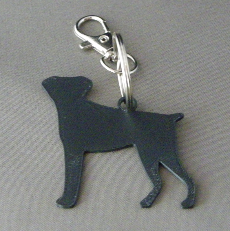 (image for) 3D Prints - Hond Sleutelhanger 25 - Zwart (Black)