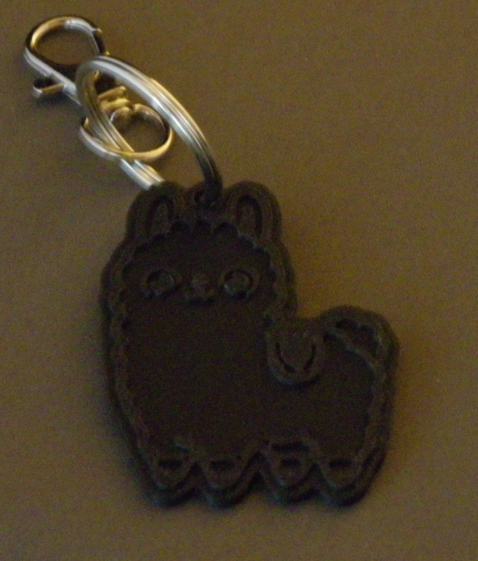 (image for) 3D Prints - Lama Sleutelhanger 1 - Zwart (Black)