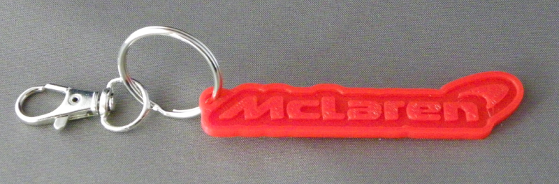 (image for) 3D Prints - Mclaren Sleutelhanger 2 - Rood (Red)