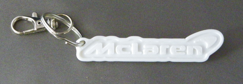 (image for) 3D Prints - Mclaren Sleutelhanger 2 - Wit (White)