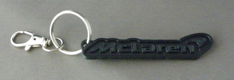 (image for) 3D Prints - Mercedes Sleutelhanger 2 - Zwart (Black)